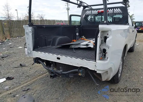 2021 Chevrolet Silverado 1500 2Wd Long Bed Wt z USA, uszkodzony, nr VIN 3GCNWAEF4MG319703